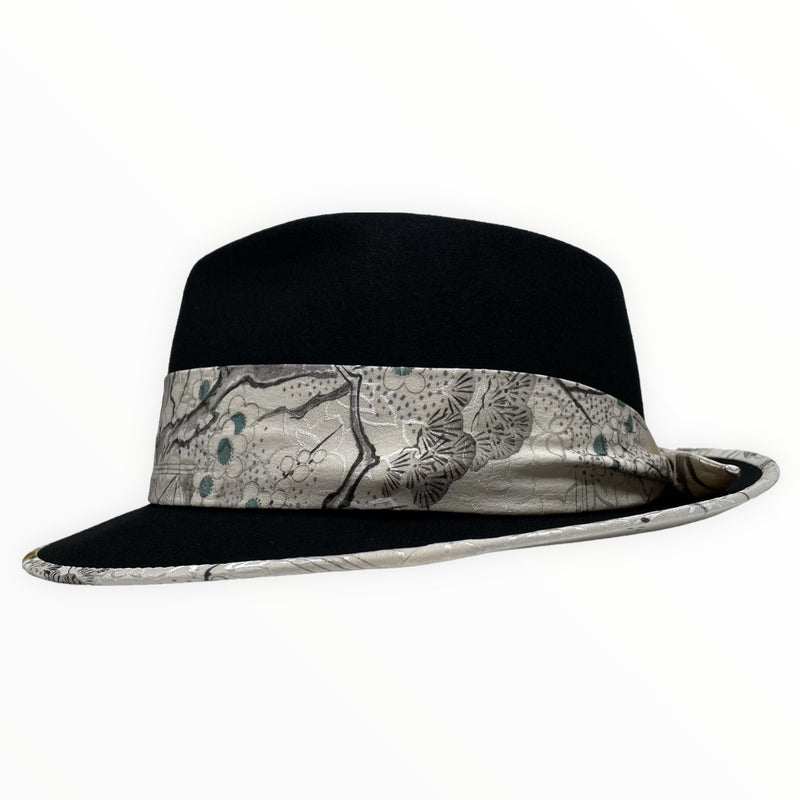WabiSabi Hat | 中折れハット 着物リメイク フェドラハット | Keiko Tagai