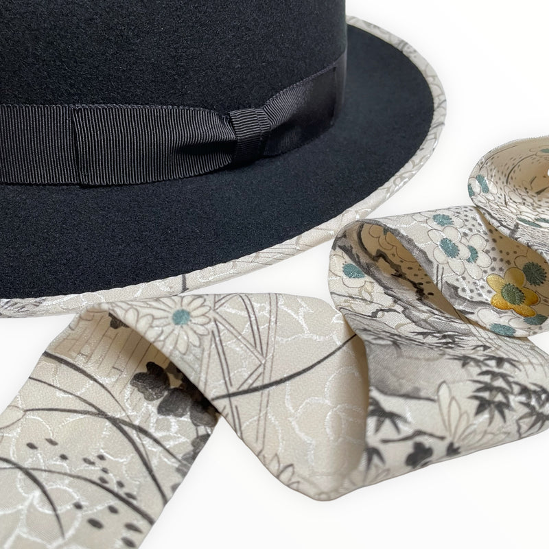 KIMONO HAT | 中折れハット 着物アップサイクル おしゃれ帽子 | Keiko Tagai