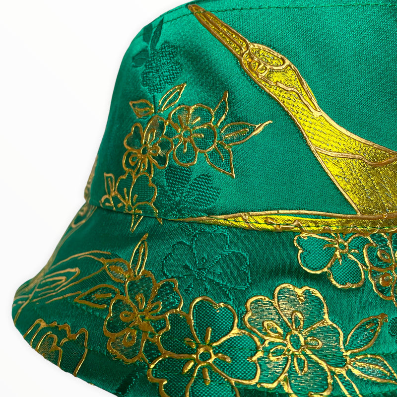 KIMONO HAT | Stylish Bucket Hat, Japanese Kimono Upcycled | Keiko Tagai