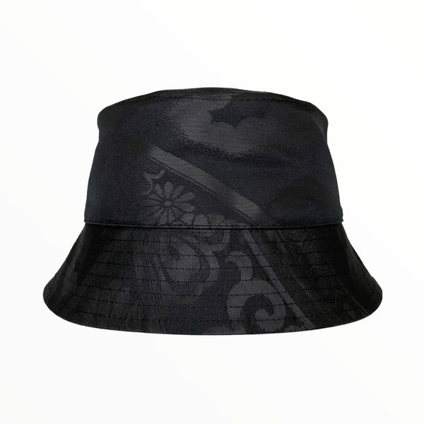 KIMONO HAT | Kimono Upcycled, Bucket Hats, Black | Keiko Tagai