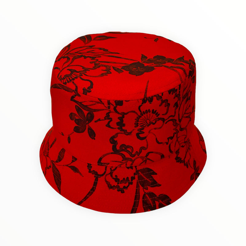 墨絵バケットハット 着物リメイク帽子 | KIMONO HAT | Keiko Tagai