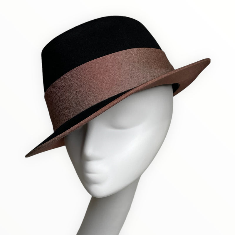 WabiSabi Hat | 中折れハット 着物リメイク帽子 暈し染め | Keiko Tagai