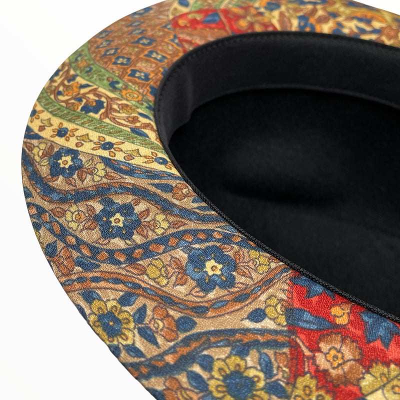KIMONO HAT | 中折れハット 着物リメイク帽子 オシャレ | Keiko Tagai