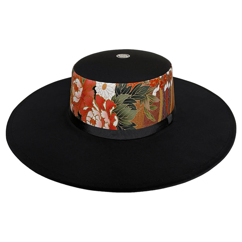 KIMONO HAT | ハット 黒留袖アップサイクル 帽子 | ケイコタガイ
