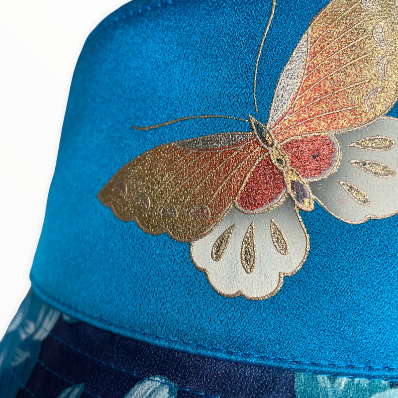 KIMONO HAT | Japanese Kimono Upcycled, Stylish Hats | Keiko Tagai