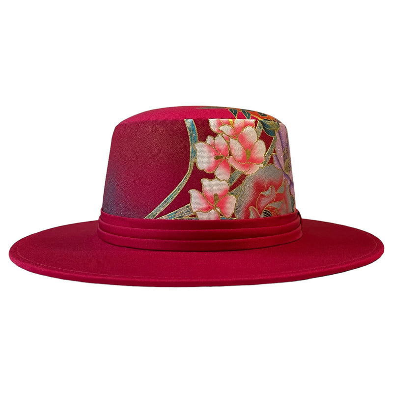 KIMONO HAT | Kimono Upcycled Hat, Japanese Fashion | Keiko Tagai