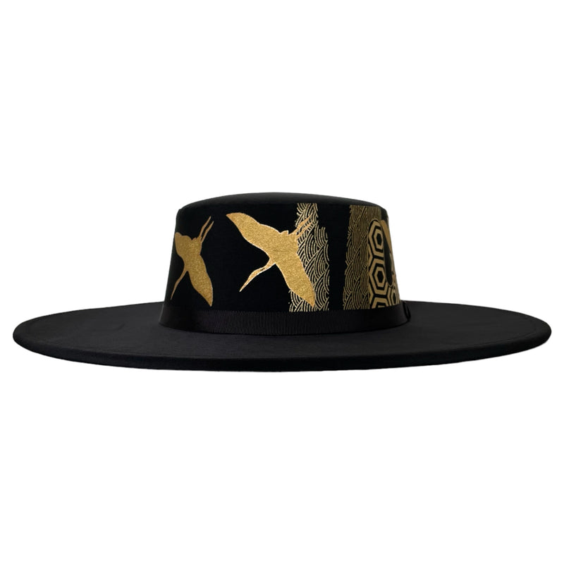 KIMONO HAT | ハット 黒留袖 個性的帽子 | ケイコタガイ