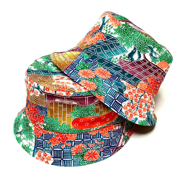 KIMONO HAT | Bucket Hat | Japanese Kimono Upcycle | Keiko Tagai