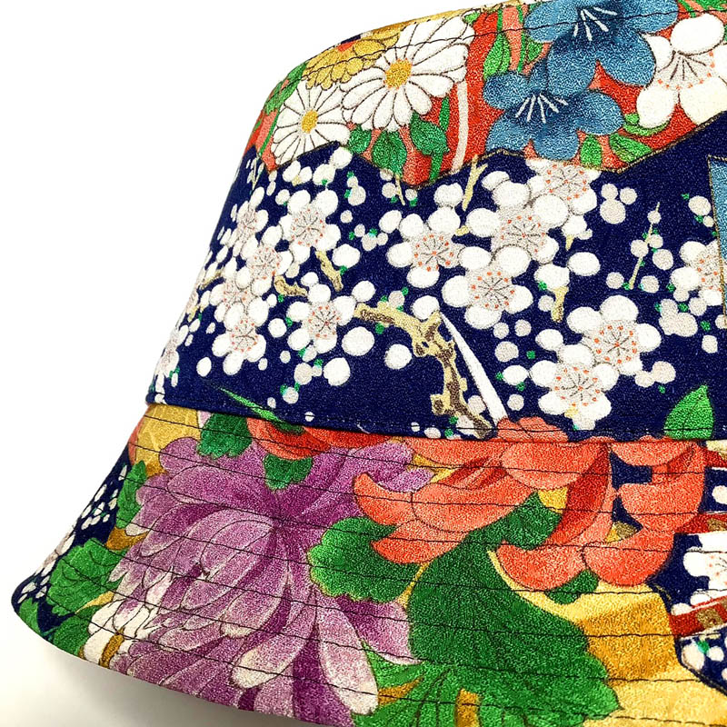 KIMONO HAT | バケットハット | 着物リメイク帽子 | Keiko Tagai